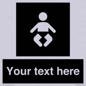 Custom information: black panel baby change